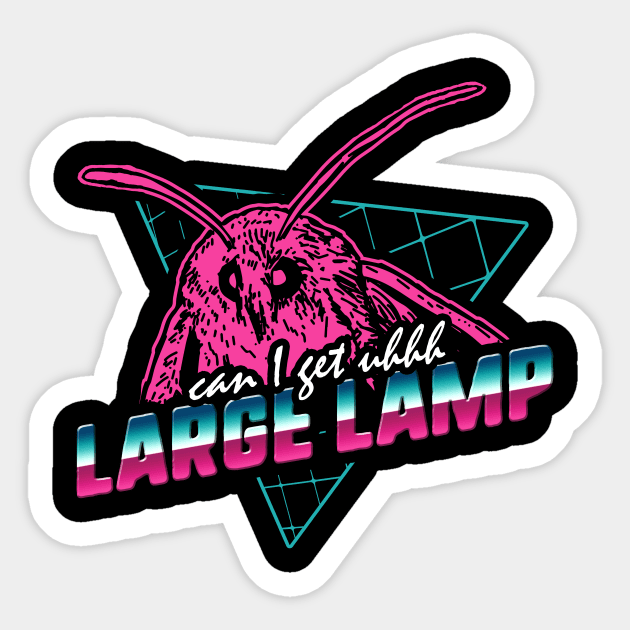 Can I Get Uhhh Large Lamp Sticker by dumbshirts